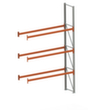 META Palettenregal MULTIPAL für 8 Paletten, 2785 mm breit, 4 Lagerebenen