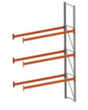 META Palettenregal MULTIPAL für 8 Paletten, 2785 mm breit, 4 Lagerebenen