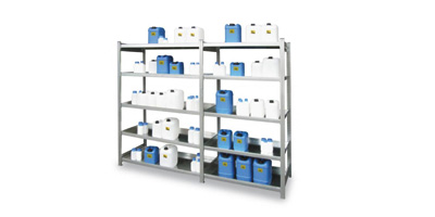 Rayonnages de rétention pour petits volumes