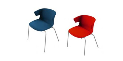 Chaises coque plastique