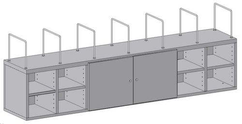 Rocholz Schranksystem für Packtisch, Höhe 585 mm