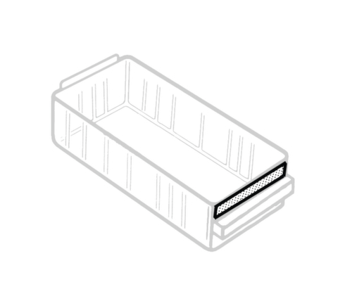 raaco Robustes Klarsichtmagazin 1248-01 mit Metallrahmen, 48 Schublade(n), dunkelblau/transparent Detail 2 L