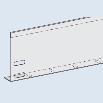 hofe Schüttgutleiste für Schraubregal Standard 1 L