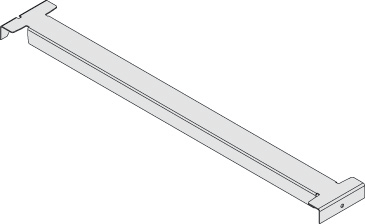 Tiefenauflage für Palettenregal, Tiefe 1100 mm Technische Zeichnung 1 L