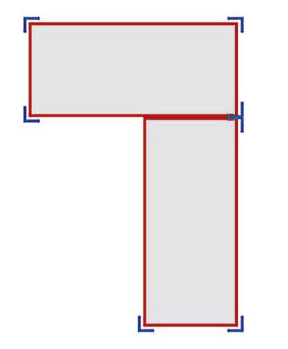 Spanplatten-Steckregal mit 4 Böden, Höhe x Breite x Tiefe 1800 x 910 x 600 mm, 4 Böden Technische Zeichnung 1 L