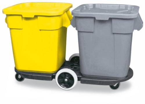 Rubbermaid Tandem-Fahrgestell für 2 Wertstoffbehälter, für 75 - 208 l Behälter Milieu 1 L