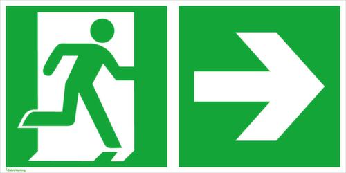 Fluchtwegschild SafetyMarking® Notausgang Standard 3 L