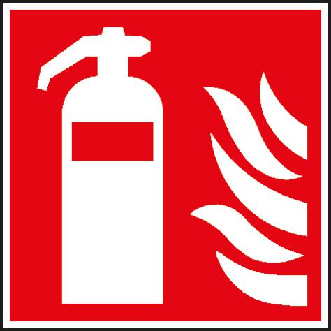 Langnachleuchtendes Brandschutzschild Standard 3 L