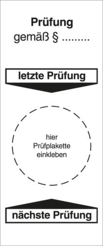 Grundplakette und Gebrauchsanweisungen Standard 4 L