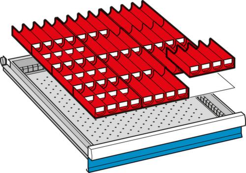 Mulden-Set für Schubladen 564 mm Technische Zeichnung 1 L