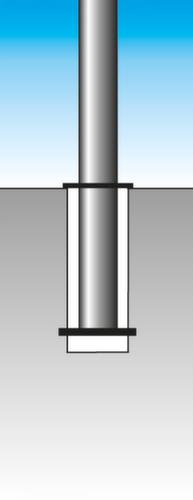 Sperrpfosten aus Edelstahl Detail 2 L