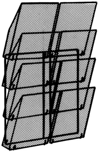 Wandhalter für Zeitungen und Zeitschriften Technische Zeichnung 2 L