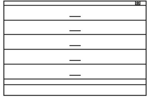 C+P Flachablageschrank für DIN A1 oder DIN A0 Technische Zeichnung 4 L