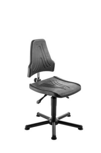 meychair ESD-Arbeitsstuhl Workster Komplex W19-25-TG-PU ESD, Sitz PU-Schaum schwarz, mit Gleitern Standard 1 L