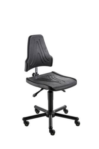 meychair ESD-Arbeitsstuhl Workster Komplex W19-25-TR-PU ESD, Sitz PU-Schaum schwarz, mit Rollen Standard 1 L