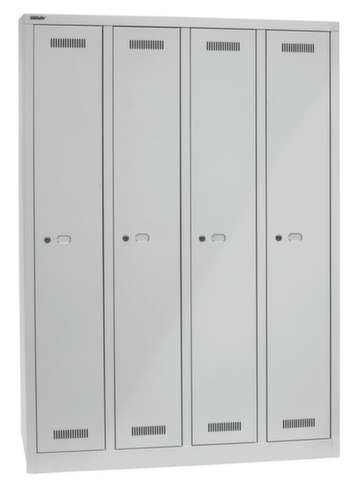 Bisley Garderobenschrank MonoBloc, Abteilbreite 248 mm Standard 3 L