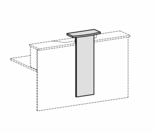 Designaufsatz für Thekenvorbau Technische Zeichnung 1 L