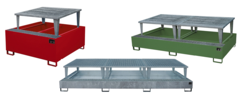 Auffangwanne mit Abfüllgestellen Standard 1 L