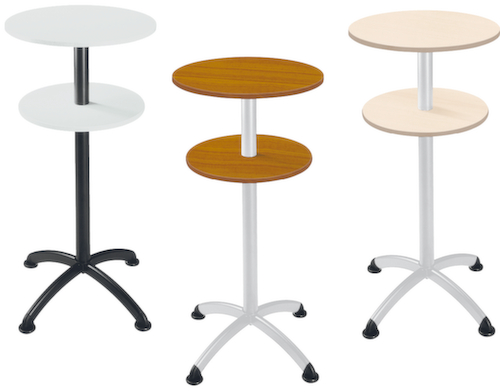 Stehtisch mit 2 Platten Standard 1 L