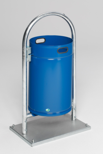 VAR Rohrbogenständer RB 004 für außen, 60 l, blau Standard 1 L