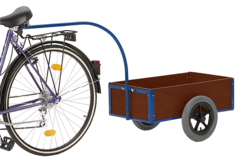 Rollcart Fahrradanhänger mit Bordwänden, Traglast 0,15 t, Ladefläche 700 x 425 mm Standard 1 L