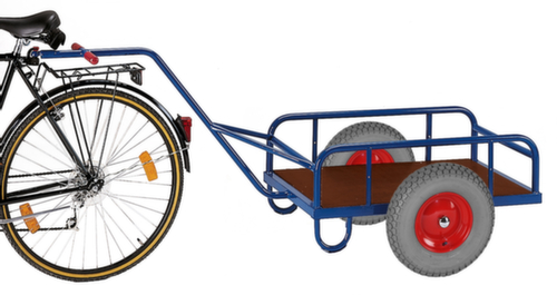 Rollcart Fahrradanhänger mit Geländer, Traglast 0,2 t, Ladefläche 790 x 435 mm Standard 1 L