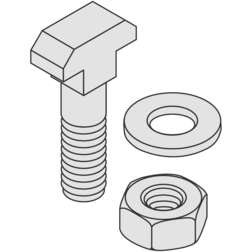 Montageset für Montageset für Rollenleiste Standard 1 L