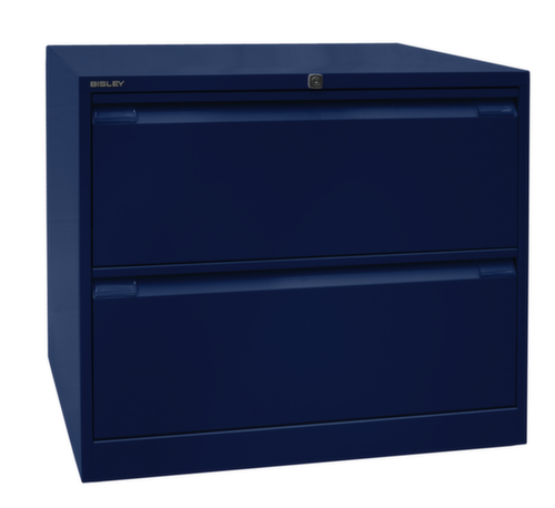 Bisley Hängeregistraturschrank, 2 Auszüge, oxfordblau/oxfordblau Standard 2 L