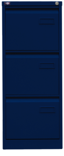 Bisley Hängeregistraturschrank Light, 3 Auszüge, oxfordblau/oxfordblau Standard 2 L