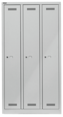 Bisley Garderobenschrank MonoBloc, Abteilbreite 248 mm Standard 4 L