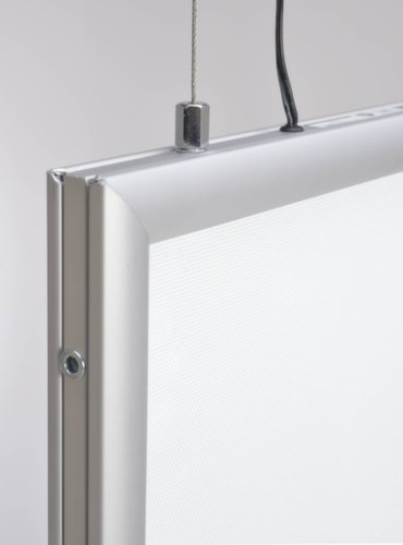 Beidseitiger LED-Leuchtrahmen Economy Detail 1 L