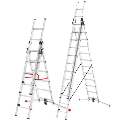 Hailo Dreiteilige Mehrzweck-Kombileiter S100 Profilot Standard 1 L