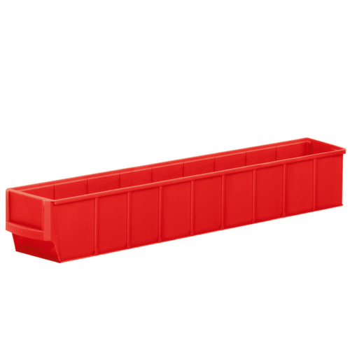 Regalkasten Profi gewellter Boden, rot, Tiefe 500 mm Standard 1 L