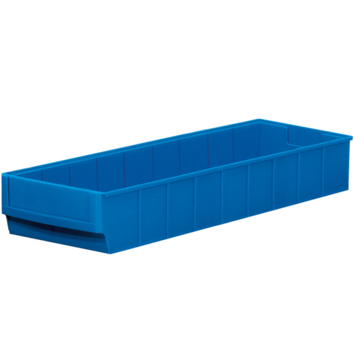 Regalkasten Profi gewellter Boden, blau, Tiefe 500 mm Standard 1 L