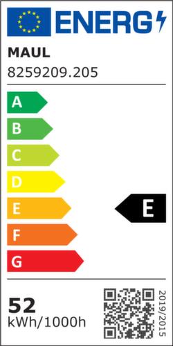 MAUL 2in1 LED-Tischleuchte MAULsirius mit Bewegungssensor und biologisch wirksamen Licht, Licht tageslicht- bis warmweiß, silber Technische Zeichnung 2 L