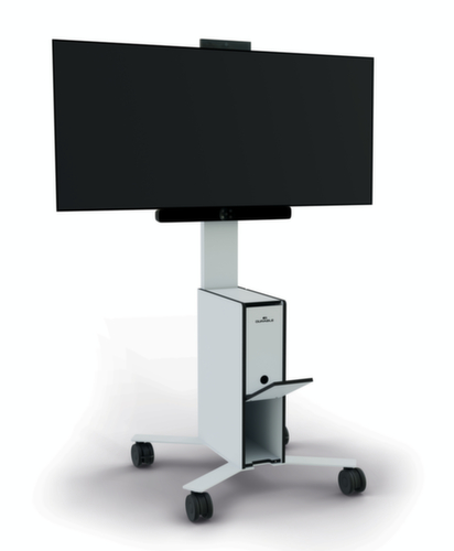 Durable Fahrbarer TV-Tisch COWORKSATION®, Höhe x Breite x Tiefe 1292 x 572 x 574 mm Milieu 2 L