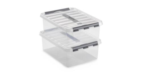 Aufbewahrungsbox ECO, transparent, Inhalt 45 l, Deckel Milieu 4 L