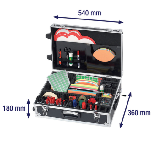 Franken Moderatorenkoffer aus Aluminium Standard 3 L