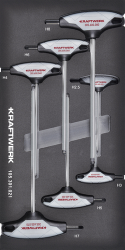 KRAFTWERK® T-Griff Innensechskant Kugelkopf Einlage Standard 1 L