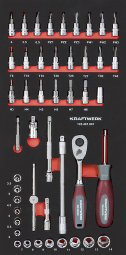 KRAFTWERK® Steckschlüsselsatz Einlage Standard 1 L