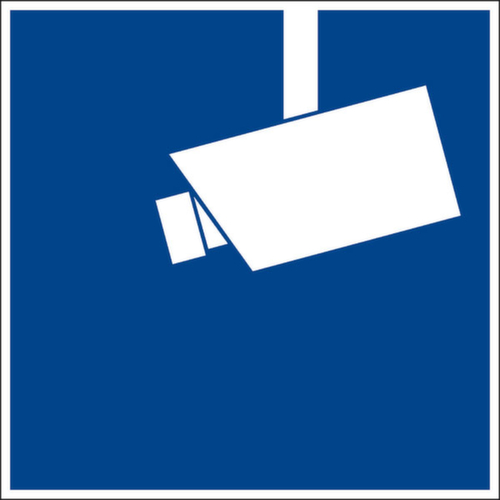 Infozeichen SafetyMarking® zur Videoüberwachung Standard 1 L