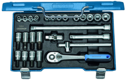 30 IMU-10 Steckschlüssel-Satz 3/8" 26-teilig 6-kant IN-IS-PH Standard 1 L