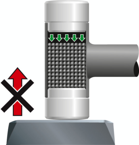 GEDORE 248 H-50 Rückschlagfreier Schonhammer Ø 50 mm Technische Zeichnung 1 L