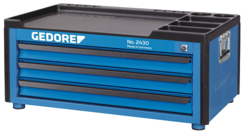 GEDORE 2430 Werkzeugtruhe mit 3 Schubladen Standard 3 L