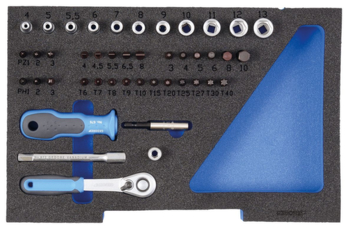 1100 CT1-20 Steckschlüssel-Satz 1/4" in 1/2 L-BOXX 136 Modul Standard 1 L