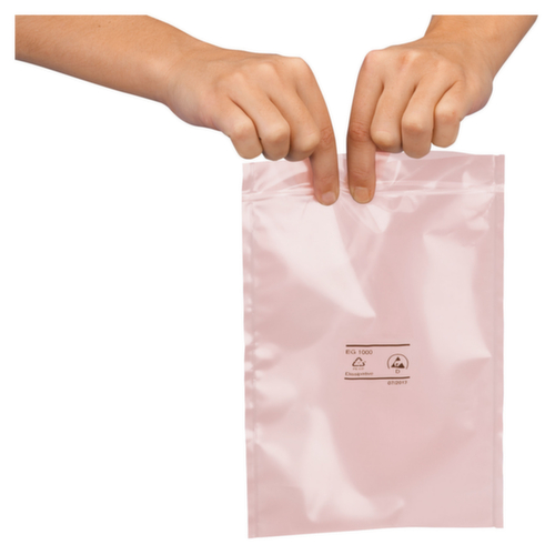 Antistatischer Druckverschlussbeutel Standard 3 L