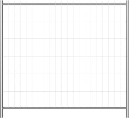 Schake Ausgleichselement für Mobilzaun, Höhe x Breite 2000 x 2200 mm Standard 4 L