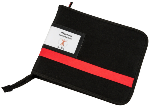 EICHNER Schlüsselmappe aus Polyester in schwarz/rot Standard 3 L