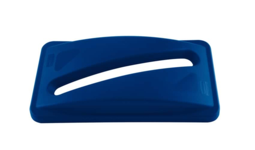 Rubbermaid Auflagedeckel für Papier Slim Jim® für Wertstoffsammler, blau Standard 3 L