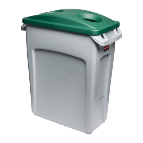 Rubbermaid Deckel Slim Jim® für Flascheneinwurf für Wertstoffsammler, grün Standard 5 L